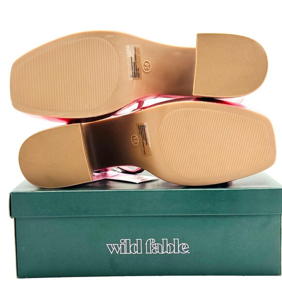 Wild Fable Heels Womens 14 Pink Memory Foam Strappy Block Platform NIB - Picture 9 of 10
